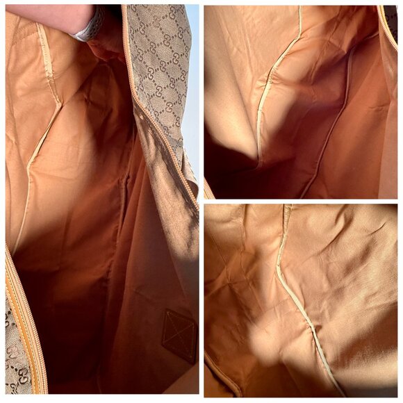 Gucci GG Canvas Large Duffel Weekender Bag - Picture 12 of 15